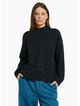 Betty Basics CARLIN KNIT SWEATER BLACK