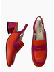Bresley Peony-S Slingback Heel Flame/Fuxia