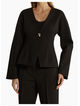 Fate + Becker PIA PONTE JACKET-BLACK