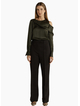 Fate + Becker PIA PONTE PANT-BLACK