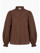 HARLEM HADLEY BLOUSE-CHOCOLATE