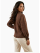 HARLEM HADLEY BLOUSE-CHOCOLATE
