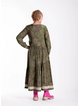 Jellicoe Angled Dress 26-132 - Daisy Chain  Green
