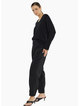 SASS LO TAPERED CARGO-BLACK