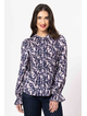 Seeking Lola Bonita Top - Navy Wish