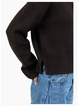 Stories Be Told Forage Chocolate Mock Neck LS Jumper