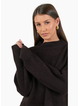 Stories Be Told Forage Chocolate Mock Neck LS Jumper