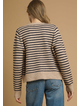 Striped Button Up Cardigan