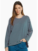Betty Basics Vienna Tee - Green/Pink/White Stripe