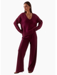 SOVERE Lane Plunge Sweater - Blackberry