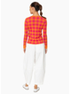 Two by Two K702 Rex Top - Orange Check