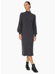 Two by Two KN044 Moira Dress - Charcoal