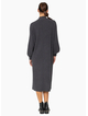 Two by Two KN044 Moira Dress - Charcoal