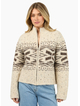 All About Eve ZOE KNIT ZIP THRU OATMEAL