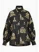 COOP Loose & Luxe Shirt - Black/Gold