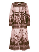 COOP RUCHE WITH IT Dress - Peony Lane Pink/Brown