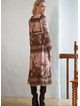 COOP RUCHE WITH IT Dress - Peony Lane Pink/Brown