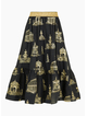 COOP Toile You Believe It? Skirt - Black/Gold