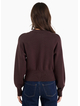 Ivy + Jack Hallmark Chocolate Crewneck Cardigan