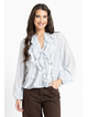 Seeking Lola Once Upon Blouse - Ice