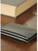 Parisian Leather Folded Card Wallet - Black