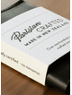 Parisian Leather Folded Card Wallet - Black