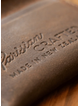 Parisian Leather Folded Card Wallet - Brown