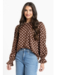 Seeking Lola Harper Top - Pink Polka