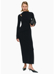 Staple the Label Alexi Assym Detail Midi Dress