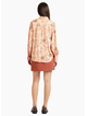 Tuesday Label Casino Top Pink Medallion