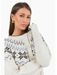 Among The Brave Shetland Oat Marle Fairisle Cardigan