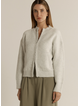 Fate + Becker LUMI ZIP UP-SNOW MARL
