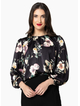 Leila + Luca LORENZA BLOUSE-INK BLOOM