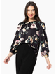 Leila + Luca LORENZA BLOUSE-INK BLOOM