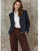 MOSS MATEO JACKET - NAVY PLAID