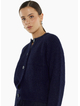 SASS POSIE FLUFFY CARDI-NAVY