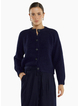 SASS POSIE FLUFFY CARDI-NAVY
