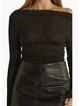 FATE + BECKER  Sora Studded Top Black