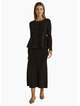SASS Vale Peplum Cardigan Black