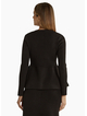 SASS Vale Peplum Cardigan Black