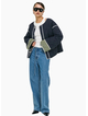 Staple the Label Hollis Puffer Jacket - Black/Olive
