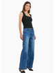 Stories Be Told Ironic Washed Blue Wide Leg Panelled Jeans