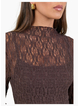 Among The Brave Giving Chocolate Lace Long Sleeve