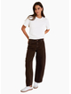 Among The Brave Varsity Chocolate Forward Seam Barrel Jeans