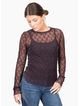 Antler Splice Layer Top - Raisin