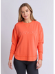 Foxwood Simplified Crew Sweatshirt - Orange