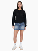 HUFFER CRUISE L/S KNIT TOP BLACK