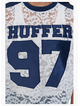 HUFFER LACE CROPPED QB JERSEY NAVY WHITE