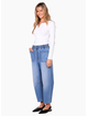 Monaco Leo Barrel Jeans - Blue