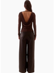 SOVERE Myriad Drape Top - Rum Raisin
